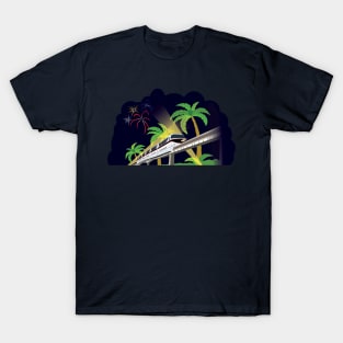 WDW Monorail at Night T-Shirt